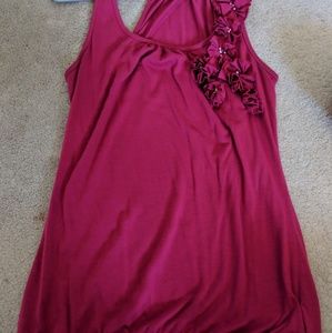 Tank top with Flowers